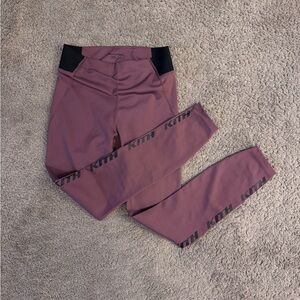 Kith Women’s Mauve Active Leggings with Black Waistband